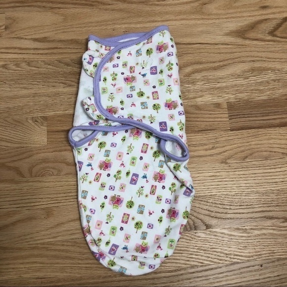 Swaddleme Owl Bird Print Swaddle Small Medium - Picture 1 of 5